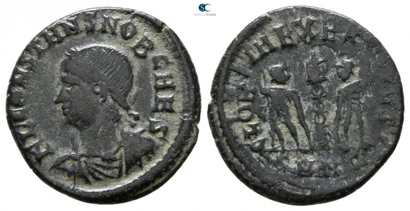 Constans, as Caesar AD 337-350. Antioch or Nicomedia
Follis Æ

16 mm., 1.74 g...