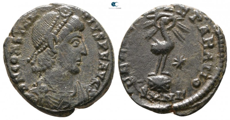 Constantius II AD 337-361. Nicomedia
Follis Æ

17 mm., 2.93 g.



very fi...