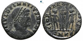 Delmatius AD 337. Cyzicus. Follis Æ