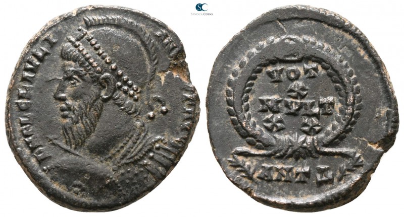 Julian II AD 360-363. Antioch
Follis Æ

19 mm., 4.30 g.



very fine
