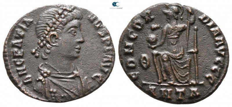Gratian AD 375-383. Antioch
Follis Æ

18 mm., 2.21 g.



very fine