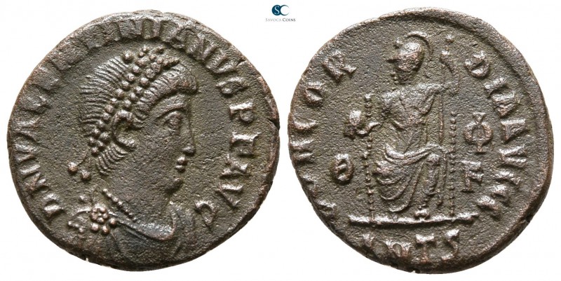 Valentinian II AD 375-392. Antioch
Follis Æ

17 mm., 2.84 g.



very fine...