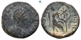 Aelia Flacilla AD 383-386. Uncertain mint. Nummus Æ