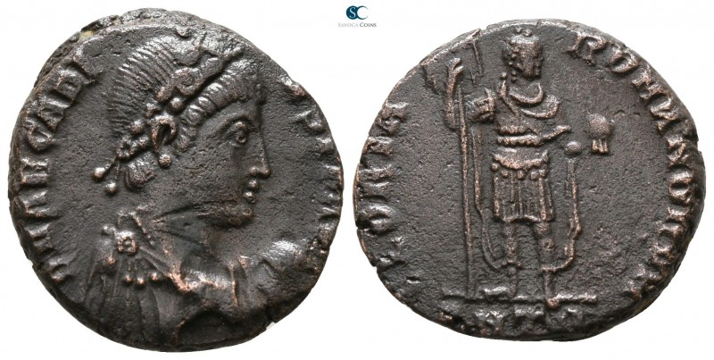 Arcadius AD 383-408. Antioch
Follis Æ

19 mm., 5.53 g.



very fine