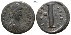 Anastasius I AD 491-518. Nikomedia. Decanummium Æ