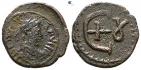 Justinian I. AD 527-565. Antioch. Pentanummium Æ