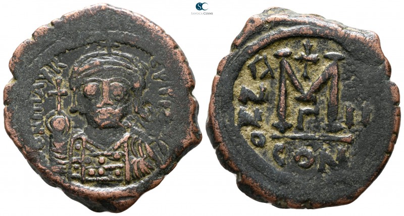 Maurice Tiberius AD 582-602. Constantinople
Follis Æ

31 mm., 12.64 g.


...