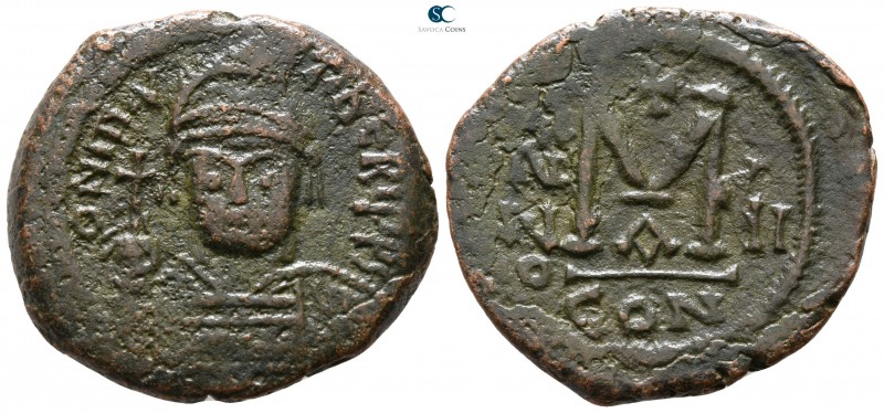 Maurice Tiberius AD 582-602. Constantinople
Follis Æ

29 mm., 10.83 g.


...