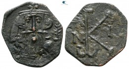 Constans II AD 641-668. Syracuse. Half follis Æ