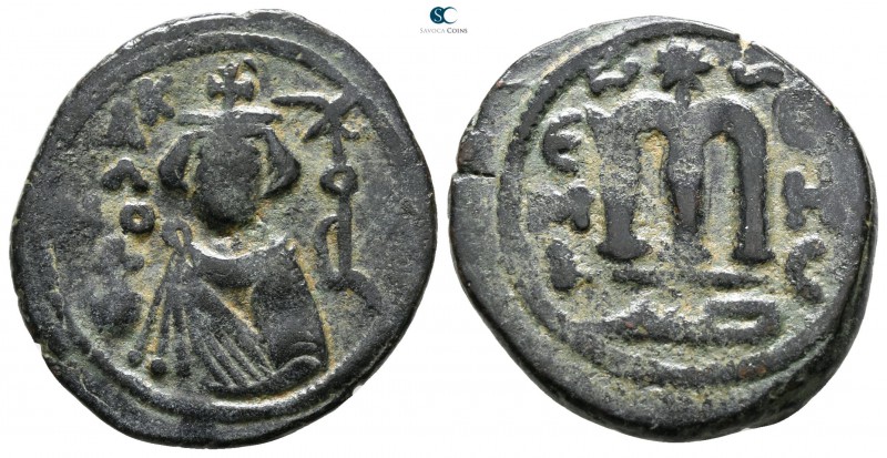 Umayyad Caliphate circa AD 670-690. Hims (Emesa) mint
Fals (Follis) Æ

22 mm....
