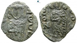 Constantine V Copronymus and Leo IV AD 741-775. Syracuse. Follis Æ