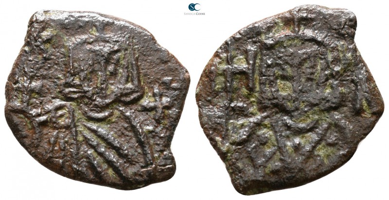 Leo V and Constantine AD 813-820. Syracuse
Follis Æ

20 mm., 2.23 g.



n...