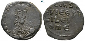 Constantine VII Porphyrogenitus AD 913-959. Constantinople. Follis Æ