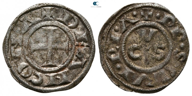 circa AD 1150. Ancona. Republic
Denaro BI

16 mm., 0.67 g.



very fine