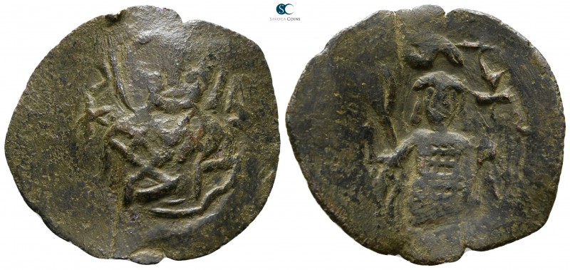 Mico Asen AD 1256-1257. Tarnovo
Trachy AE

28 mm., 2.67 g.



very fine