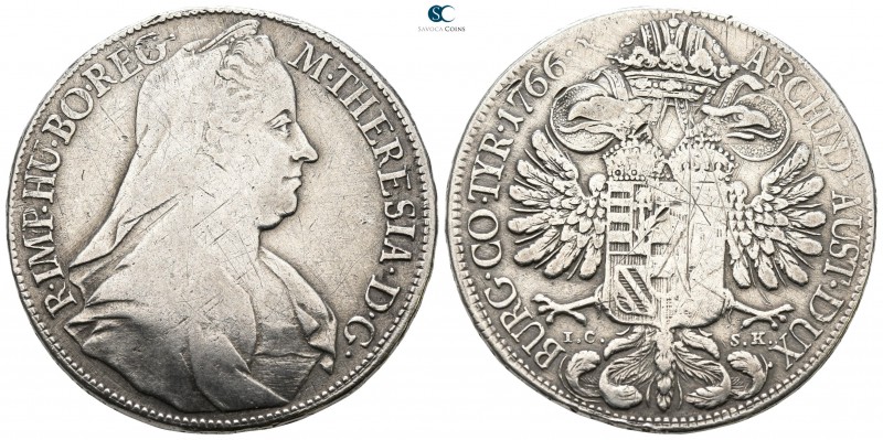 Austria. Vienna. Maria Theresia AD 1740-1780.
1/2 Taler AR

33 mm., 13.78 g....