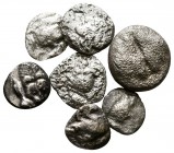 Lot of 7 Greek silver coins / SOLD AS SEEN, NO RETURN!<br><br>nearly very fine<br><br>