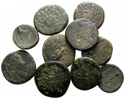 Lot of ca. 10 Greek bronze coins / SOLD AS SEEN, NO RETURN!<br><br>very fine<br><br>