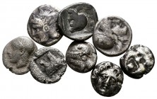 Lot of ca. 8 Greek silver coins / SOLD AS SEEN, NO RETURN!<br><br>very fine<br><br>