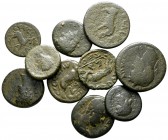 Lot of ca. 10 Roman Provincial bronze coins / SOLD AS SEEN, NO RETURN!<br><br>very fine<br><br>