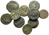 Lot of ca. 10 Roman Provincial bronze coins / SOLD AS SEEN, NO RETURN!<br><br>nearly very fine<br><br>