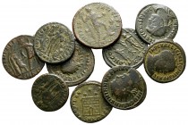 Lot of ca. 10 Roman bronze coins / SOLD AS SEEN, NO RETURN!<br><br>very fine<br><br>