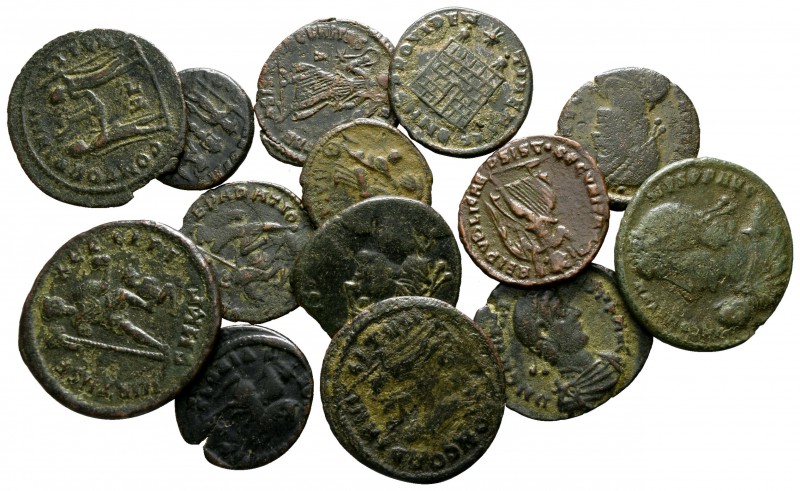 Lot of ca. 14 Roman bronze coins / SOLD AS SEEN, NO RETURN!

very fine