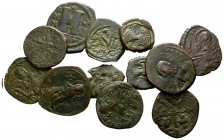 Lot of ca. 12 Byzantine bronze coins / SOLD AS SEEN, NO RETURN!<br><br>very fine<br><br>