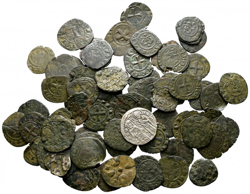 Lot of ca. 68 Medieval bronze coins / SOLD AS SEEN, NO RETURN!

very fine