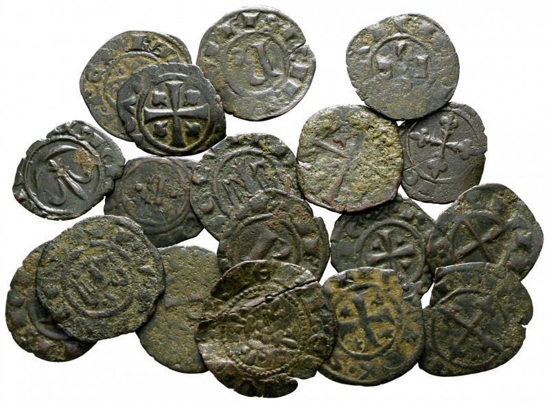 Lot of ca. 18 Medieval bronze coins / SOLD AS SEEN, NO RETURN!

very fine