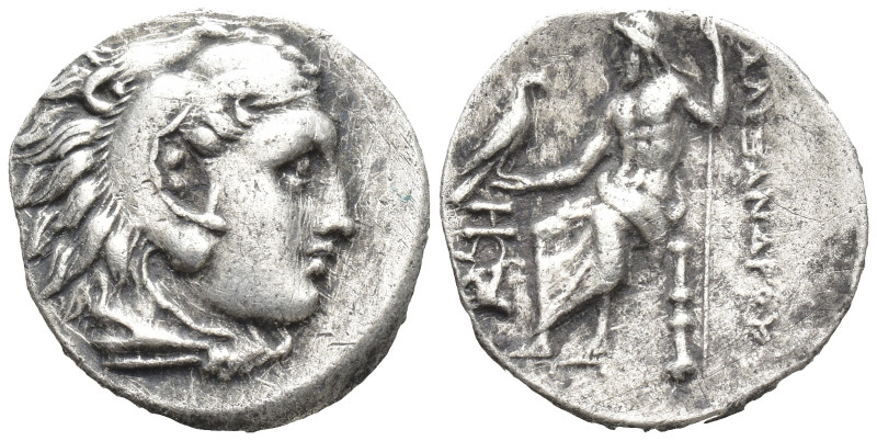 Kingdom of Macedon, Alexander III 'the Great' AR Drachm. Kolophon, circa 322-319...