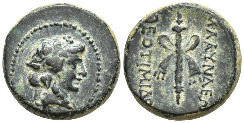 Lydia, Blaundos, AE, ca. 200-100 BC, struck under Theotimidos magistrate. (4.6 G...