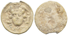 Unidentified Byzantine lead seal,(2.1 Gr. 16mm.)