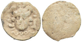 Unidentified Byzantine lead seal,(2.1 Gr. 16mm.)