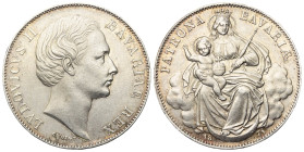 Bayern. Königreich (1806 - 1918). Ludwig II. (1864 - 1886).

 Marientaler (Silber). 1871. München.
Vs: LVDOVICVS II BAVARIAE REX. Kopf nach rechts....