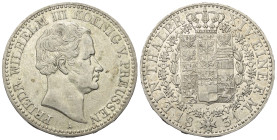 Preußen - Königreich (1701 - 1871). Friedrich Wilhelm III. (1797 - 1840).

 Taler (Silber). 1831. Berlin.
Vs: FRIEDR. WILHELM III KOENIG V. PREUSSE...