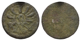 Isny - Reichsstadt.

 Pfennig (einseitig). 1696.
Vs: Adler mit Stadtwappen.

12 mm. 0,43 g. 

Nau 302.
 Sehr selten. Sehr schön.