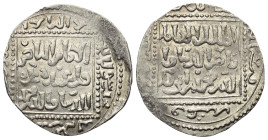 Ayyubiden - Hauptlinie in Kairo. al-Kamil Abu'l-Ma'ali Muhammad I. (615 - 635 H. / 1218 - 1238).

 Dirham (Silber). 621 H. (?). Dimashq.
Typ B.

...