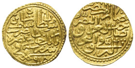 Osmanen. Selim I. (918 - 926 H. / 1512 - 1520).

 Sultani (Gold). 918 H. Serez.
Vs: Titel, Name, Prägeort und Jahr des Regierungsantritts.
Rs: Tit...