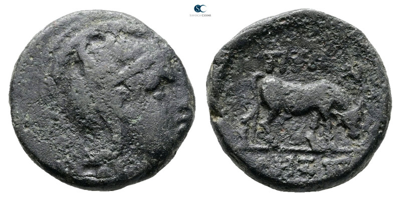 Macedon. Pella circa 148 BC. 
Bronze Æ

17 mm, 5,64 g



Fine