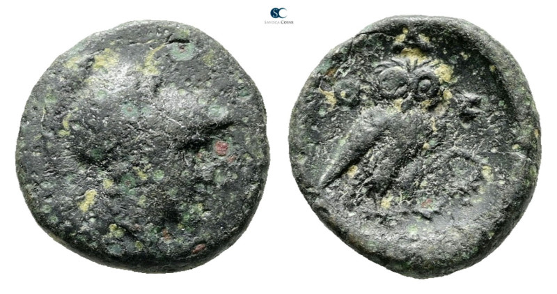 Attica. Athens circa 300-200 BC. 
Bronze Æ

14 mm, 2,54 g



Nearly Very ...