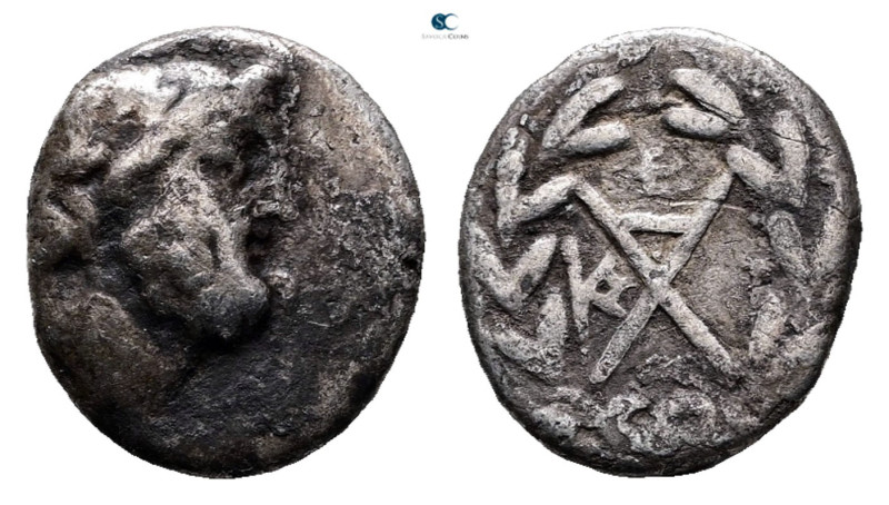 Achaia. Achaian League. Patrae circa 86 BC. 
Triobol-Hemidrachm AR

14 mm, 2,...