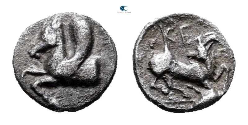 Cilicia. Kelenderis circa 440-430 BC. 
Hemiobol AR

7 mm, 0,30 g



Very ...