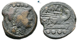 Anonymous after 211 BC. Uncertain mint. Triens Æ