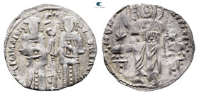Andronicus II Palaeologus, with Michael IX AD 1282-1328. Constantinople. Basilikon AR