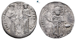 Andronicus II Palaeologus, with Michael IX AD 1282-1328. Constantinople. Basilikon AR