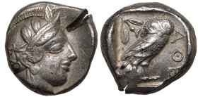 Attica, Athens, AR Tetradrachm