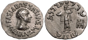 Indo-Greek Kingdom, Menander I 'Soter' AR Drachm