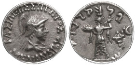 Indo-Greek Kingdom, Menander I 'Soter' AR Drachm