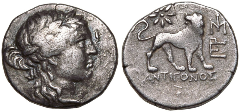 ANCIENT GREECE. IONIA, MILETOS. 
Silver Drachm, circa 190-120 BC. 
Antigonos, ...
